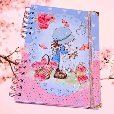 Agenda A5 con Diseño Floral y Vintage - miniatura 1