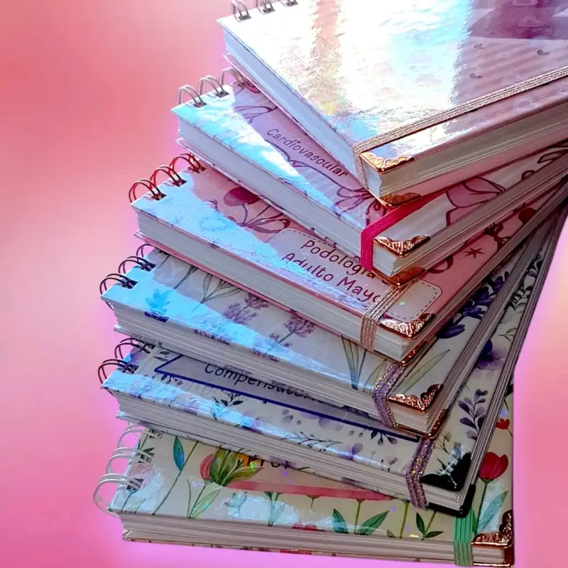 Agenda A5 con Diseño Floral y Vintage - 2