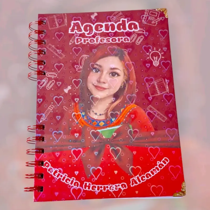 Agenda A5 con Diseño Floral y Vintage - 4