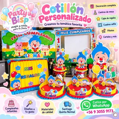 🎉 Pack Cotillón Personalizado para 10 Niños-45.000 - miniatura 1