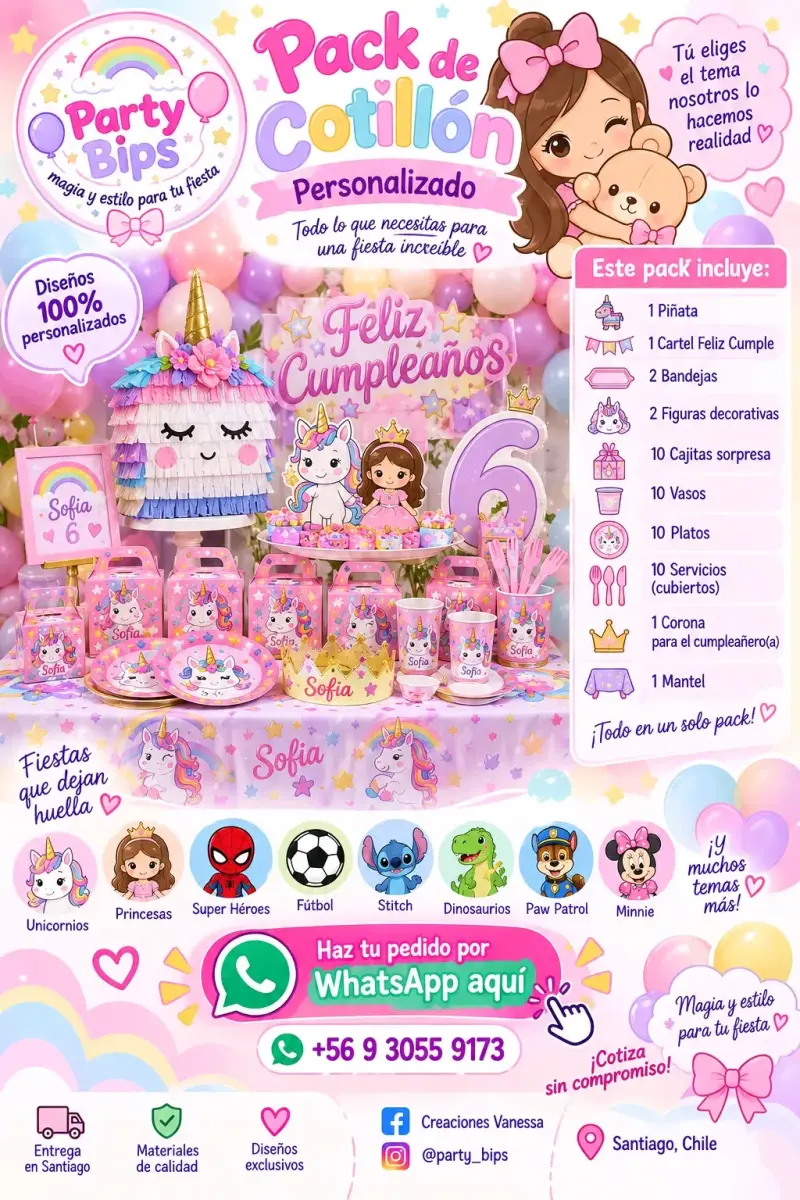 🎉 Pack Cotillón Personalizado para 10 Niños-45.000 - 2