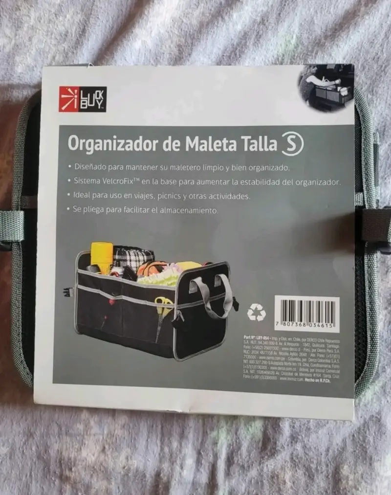 Organizador de maleta talla S con VelcroFix - 2