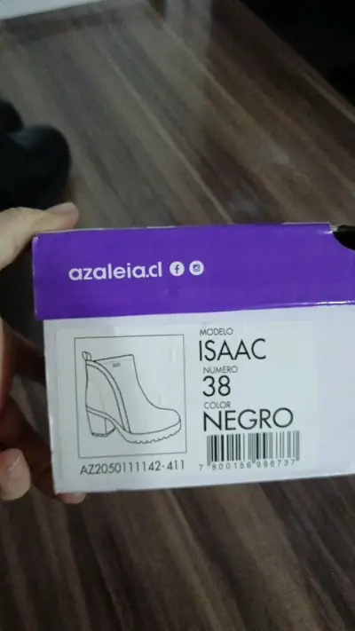 Botines de cuero negro Azaleia Isaac - miniatura 3