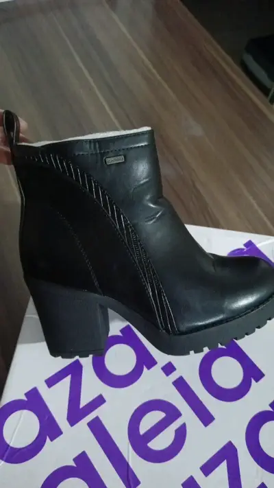 Botines de cuero negro Azaleia Isaac - miniatura 4