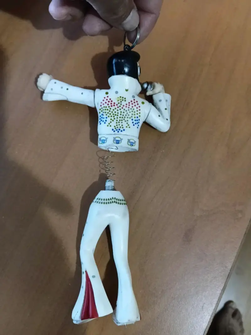 Figura decorativa de resorte estilo Elvis - 3