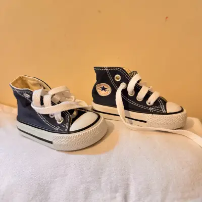 Zapatillas de bebé Converse All Star azul - miniatura 1