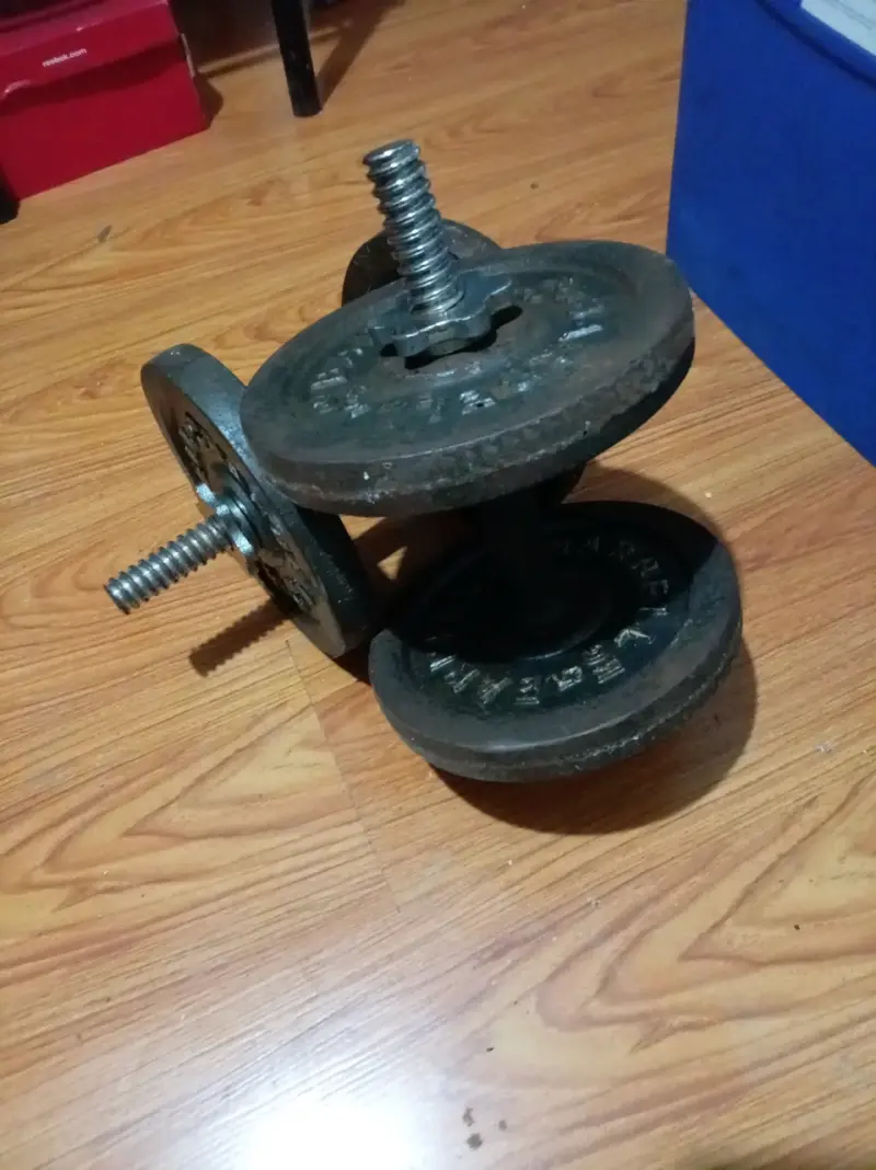 Mancuernas ajustables de hierro fundido