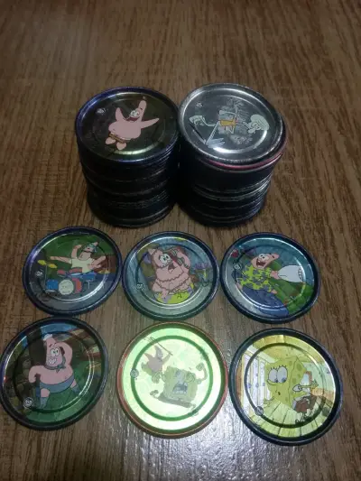 Colección de tazos de anime y caricaturas - miniatura 2