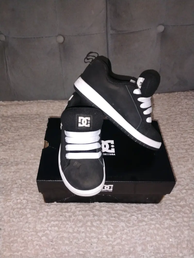 Zapatillas negras DC Shoes para niños número 37 - 2