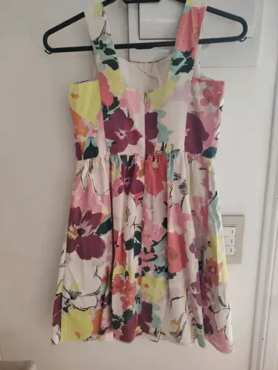 Vestido floral para niña Zara talla 11-12 - miniatura 3