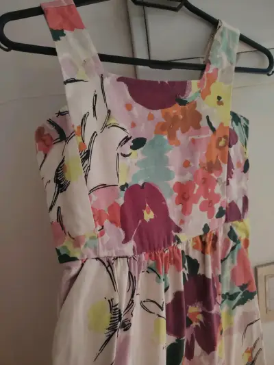 Vestido floral para niña Zara talla 11-12 - miniatura 4