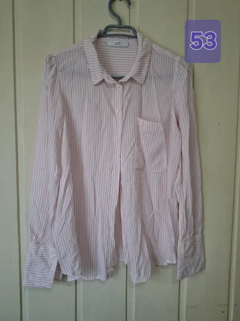 Blusa a rayas rosadas Alániz para mujer - 1