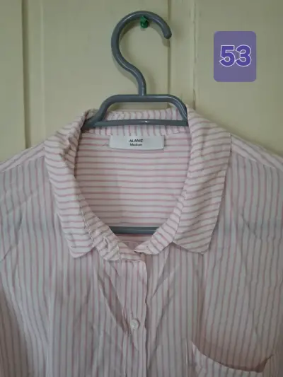 Blusa a rayas rosadas Alániz para mujer - miniatura 2