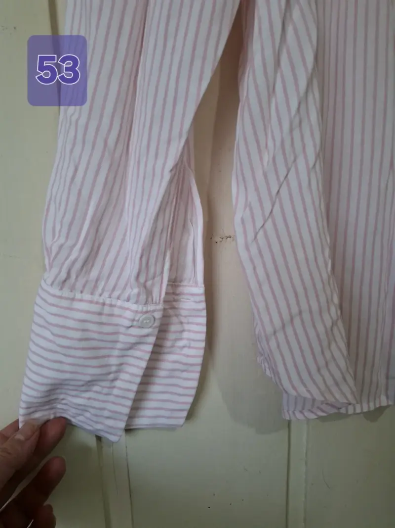 Blusa a rayas rosadas Alániz para mujer - 3