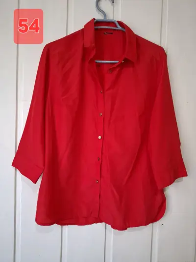 Blusa roja de mujer - miniatura 1