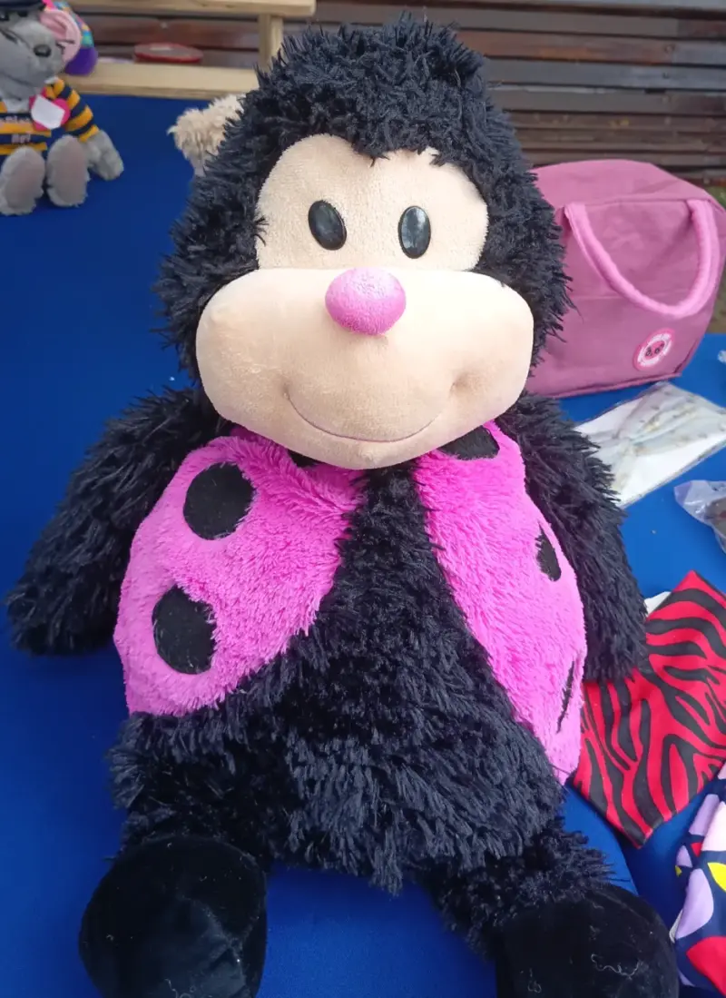 Peluche mariquita vintage suave y adorable - 3