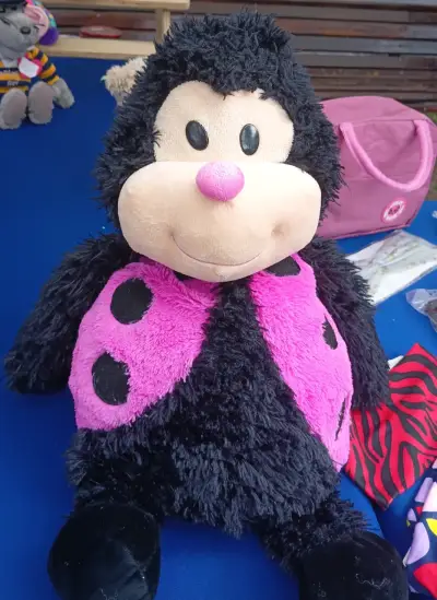 Peluche mariquita vintage suave y adorable - miniatura 3