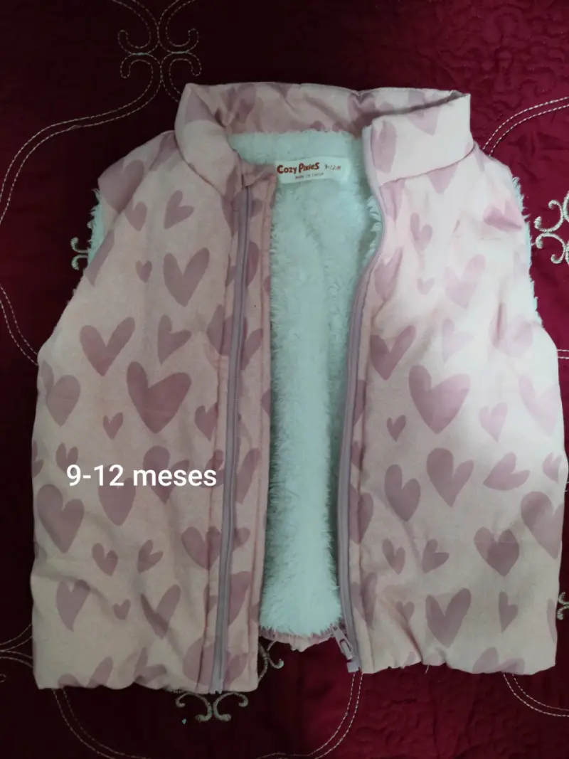 Chaleco Reversible Infantil Cozy Paws 9-12 Meses