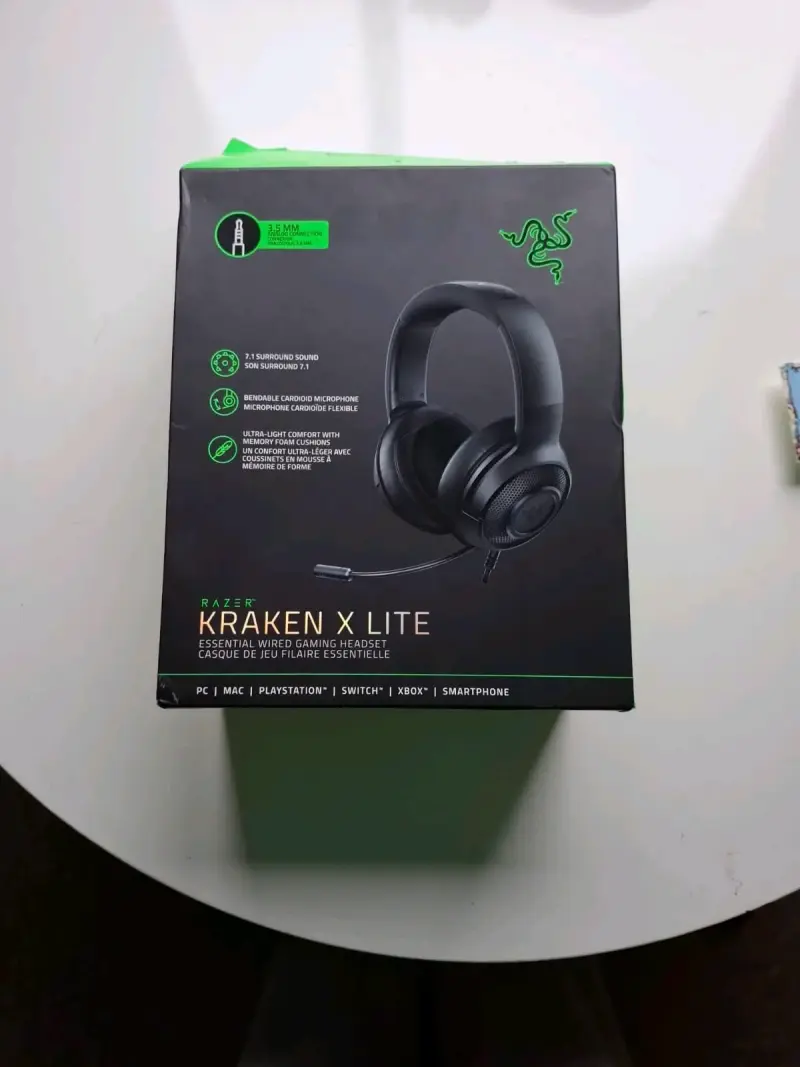 Audífonos Gamer Razer Kraken X Lite con Sonido 7.1