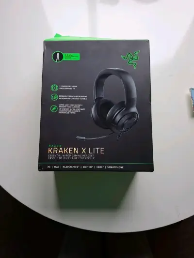 Audífonos Gamer Razer Kraken X Lite con Sonido 7.1 - miniatura 1