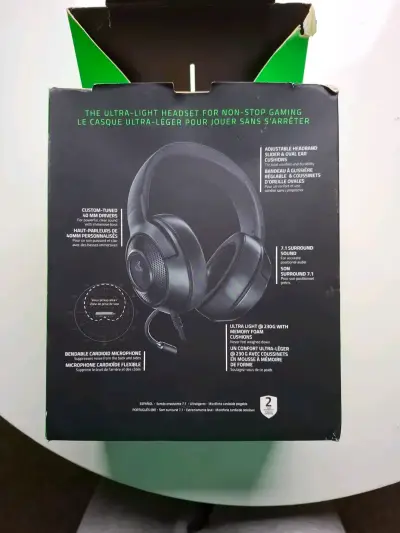 Audífonos Gamer Razer Kraken X Lite con Sonido 7.1 - miniatura 2