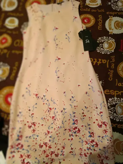 Vestido floral sin mangas talla 34 - miniatura 1