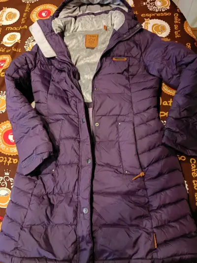 Abrigo de invierno morado para mujer Uppi - miniatura 1