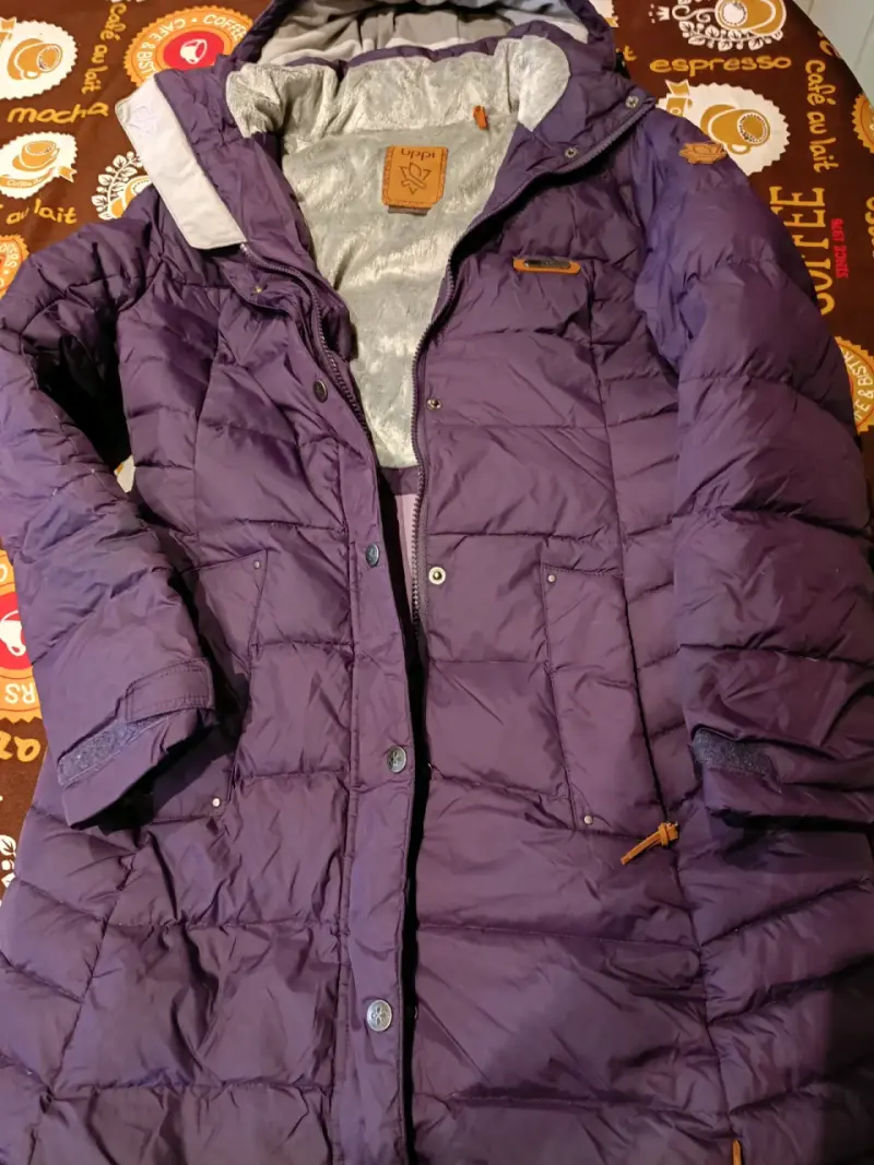 Abrigo de invierno morado para mujer Uppi - 4