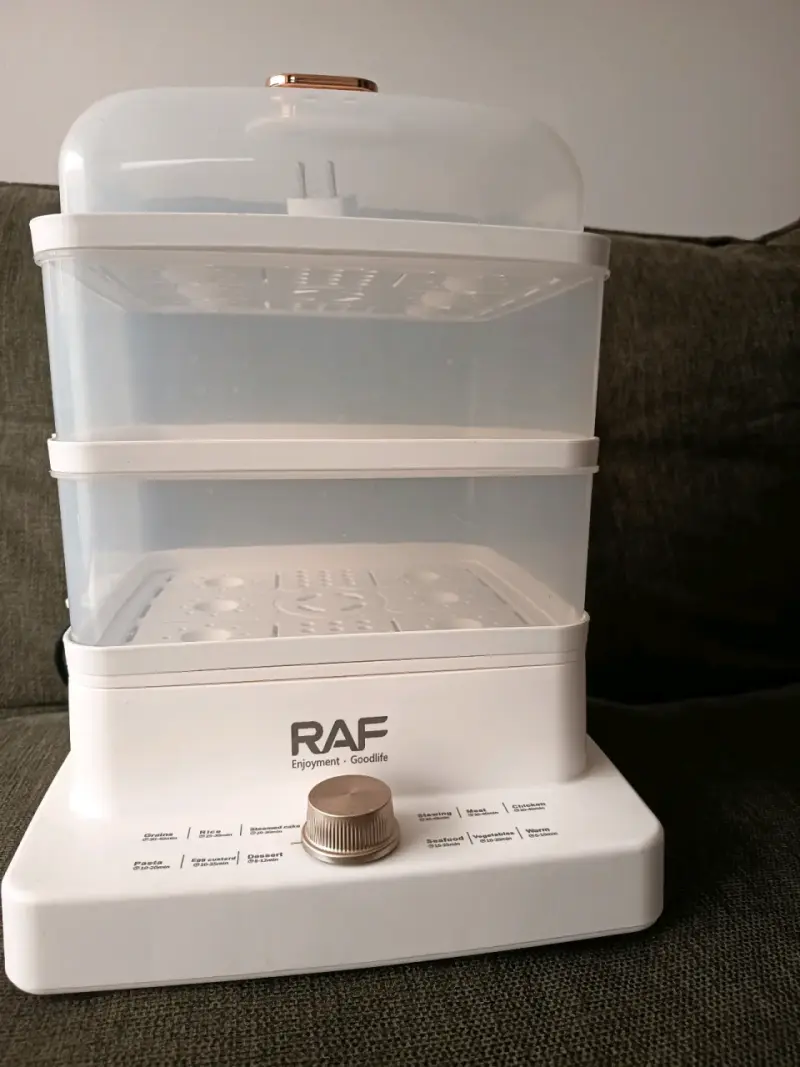 Vaporera eléctrica de 3 niveles RAF - 4