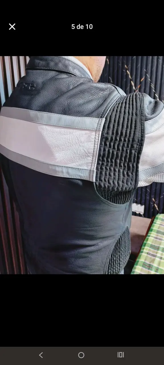 Chaqueta de cuero para moto Bieffe - 3