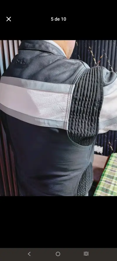 Chaqueta de cuero para moto Bieffe - miniatura 3