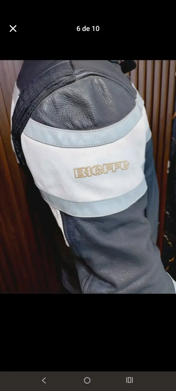 Chaqueta de cuero para moto Bieffe - 4