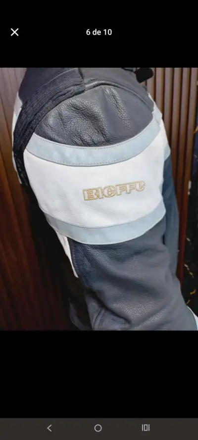 Chaqueta de cuero para moto Bieffe - miniatura 4