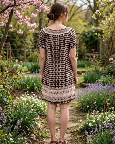 Vestido corto estampado - miniatura 2