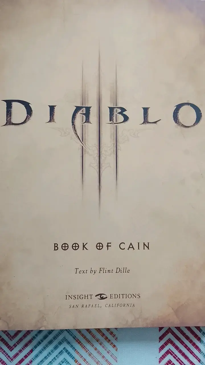 En ingles Diablo3 Book of Cain edición especia - 3