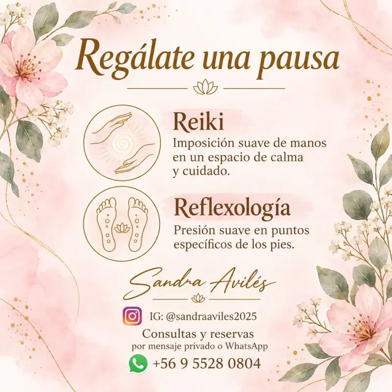Sesiones de Reiki y Reflexología en ambiente relajante