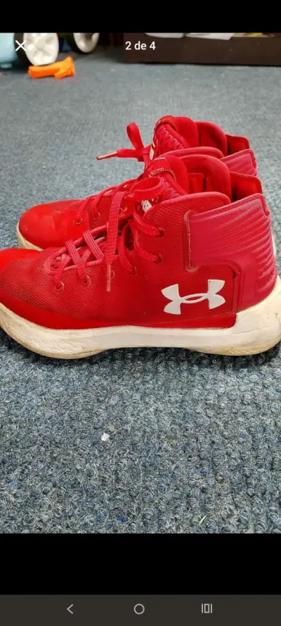 Zapatillas deportivas rojas Under Armour 3Zero - miniatura 2