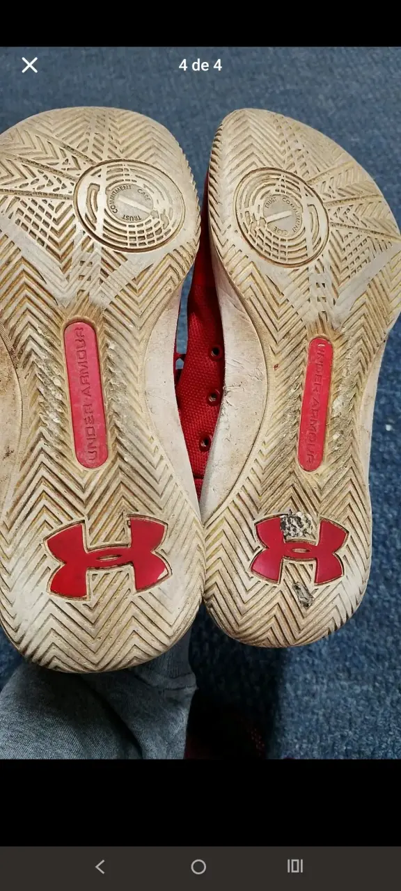 Zapatillas deportivas rojas Under Armour 3Zero - 4