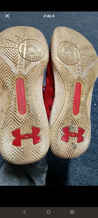 Zapatillas deportivas rojas Under Armour 3Zero - miniatura 4