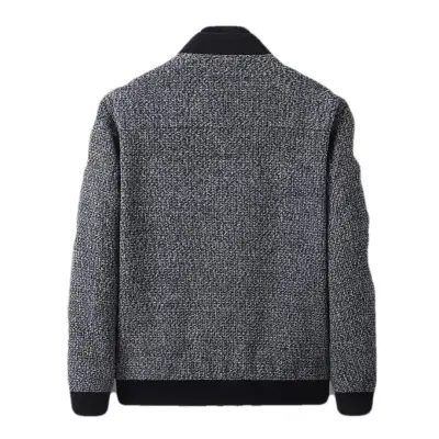 Chaqueta bomber gris para hombre - miniatura 4