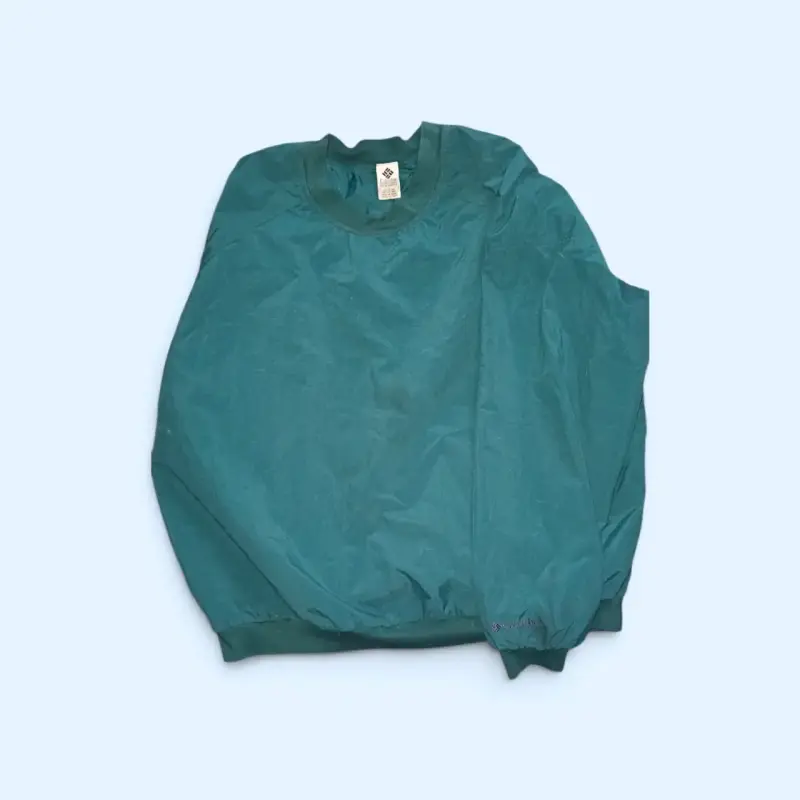 Cortavientos verde Columbia para hombre