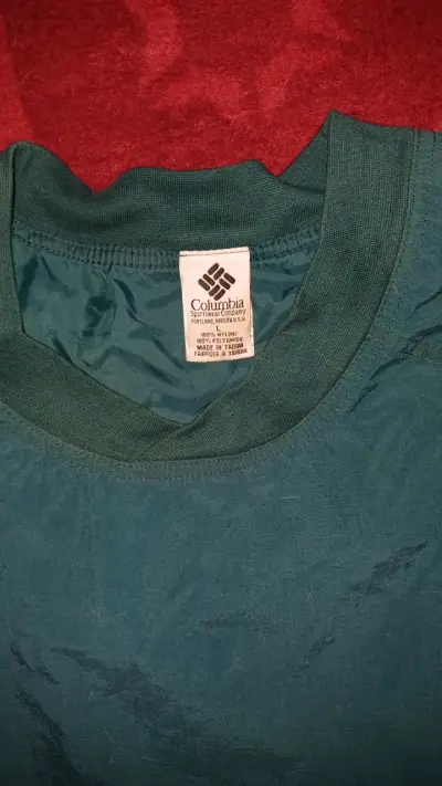 Cortavientos verde Columbia para hombre - miniatura 2