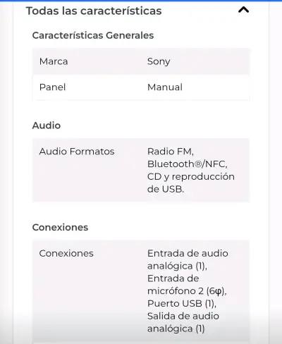 Parlante Sony con luces LED y conectividad Bluetooth - miniatura 5