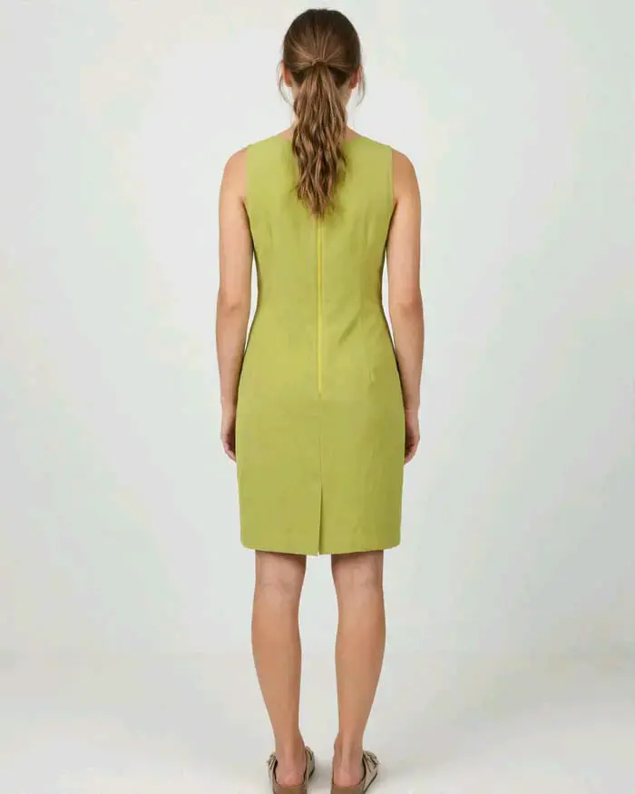 Vestido corto verde - 2