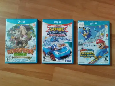 Juegos Wii U Donkey Kong, Sonic y Mario & Sonic - miniatura 1