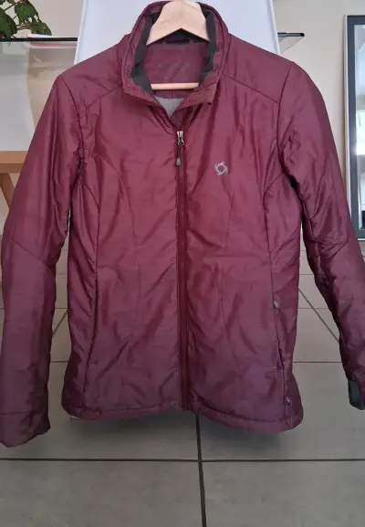 Chaqueta de mezclilla azul para mujer Elle - miniatura 3