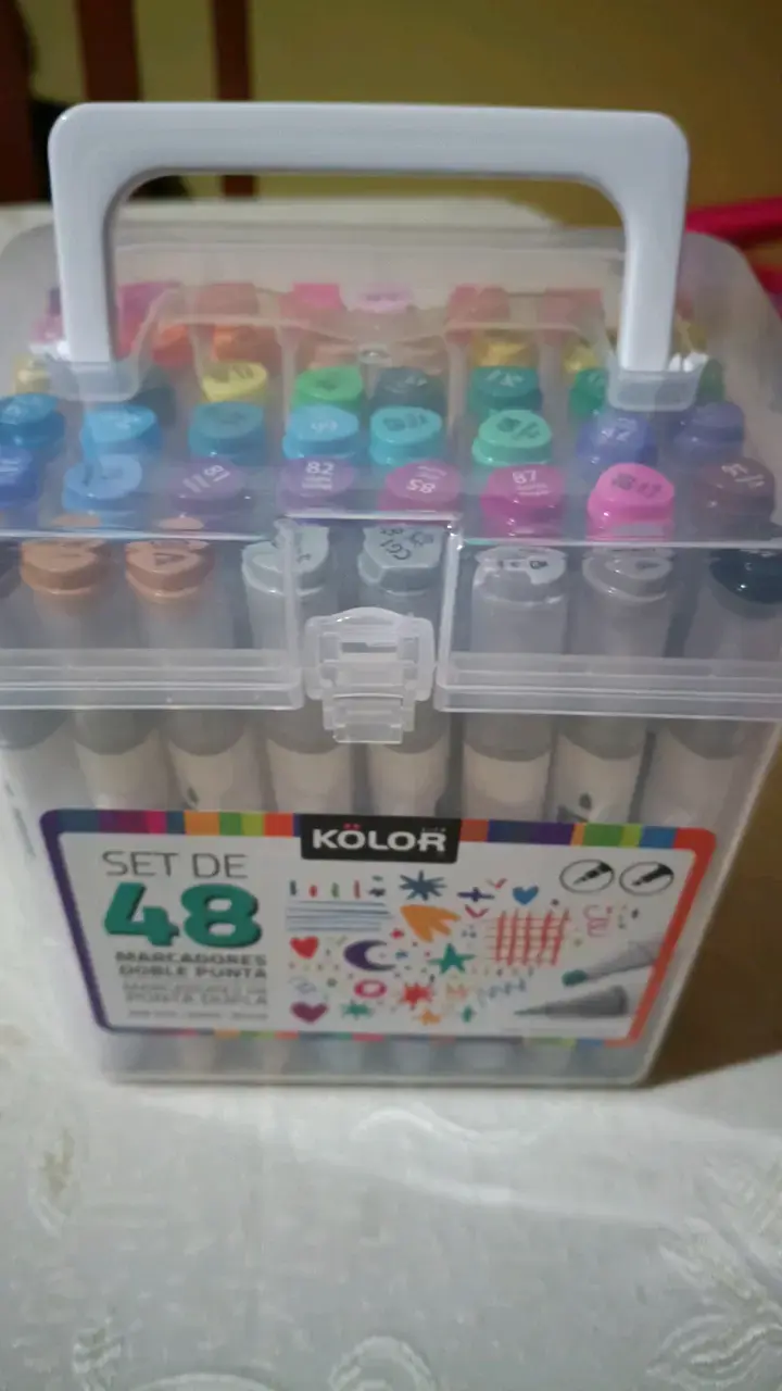 Set de 48 marcadores Kolor en estuche - 2