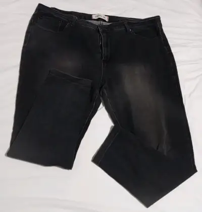 Jeans negros para mujer talla 50 - miniatura 1