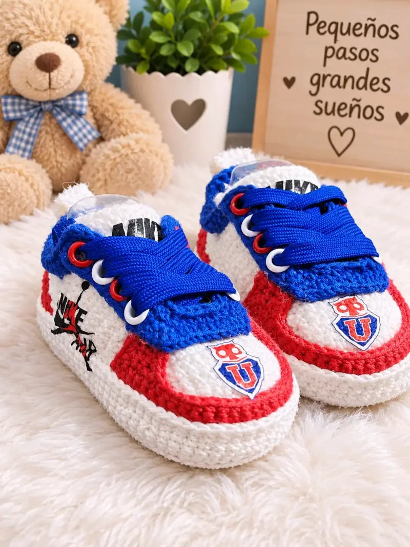 Zapatillas tejidas para bebé estilo deportivo - 2