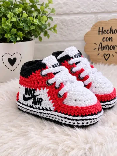 Zapatillas tejidas para bebé estilo deportivo - miniatura 3